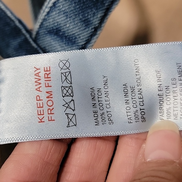 BDG Logo Washed Denim Tote Bag, Gently Used Condition - Picture 7 of 11